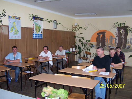 Grupa lubelska na sali egzaminacyjnej