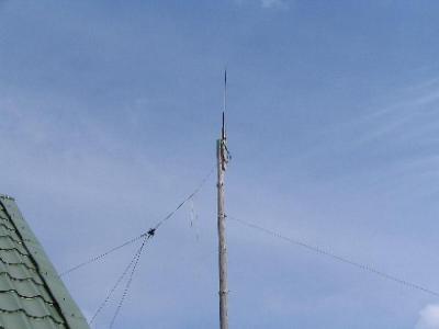Antena na UKF zostala powyszona, a delta na 80m zyskaa nowe linki