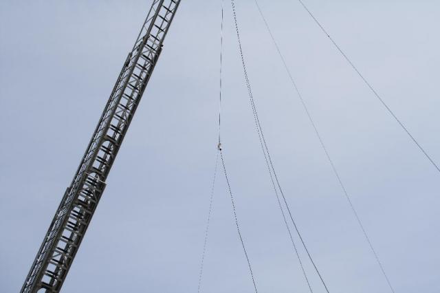 te druty to anteny na KF, na ktrych pracowaa stacja SP8PRL