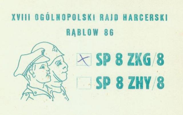 SP8ZKG - SP8ZKG/8 - 1986